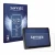 Front side of a product packaging with the brand logo Savvies. Next to it is the device Carpuride W702BS 7" shown with the cor