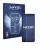 Front side of a product packaging with the brand logo Savvies. Next to it is the device Umidigi Note 100 shown with the corres