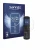 Front side of a product packaging with the brand logo Savvies. Next to it is the device AGM M10 shown with the corresponding s