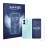 Front side of a product packaging with the brand logo Savvies. Next to it is the device Infinix Smart 9 (Front+Camera) shown w