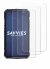 Image of the device Ulefone 29 pro with a wide variety of screen protectors.