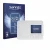 Front side of a product packaging with the brand logo Savvies. Next to it is the device Canon Selphy CP1500 Mini shown with th