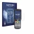 Front side of a product packaging with the brand logo Savvies. Next to it is the device Unitech HT510 shown with the correspon