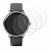 Image of the device Pebble Round 2 with a wide variety of screen protectors.