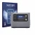 Front side of a product packaging with the brand logo Savvies. Next to it is the device Aferiy P280 shown with the correspondi