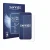 Front side of a product packaging with the brand logo Savvies. Next to it is the device Huawei Nova 14 Lite shown with the cor