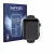Front side of a product packaging with the brand logo Savvies. Next to it is the device Aimiuvei Kids Smartwatch shown with th