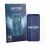 Front side of a product packaging with the brand logo Savvies. Next to it is the device Vivo X300 FE shown with the correspond