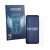 Front side of a product packaging with the brand logo Savvies. Next to it is the device Xiaomi Redmi A7 Pro shown with the cor