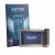 Front side of a product packaging with the brand logo Savvies. Next to it is the device Kverneland IsoMatch Tellus GO Plus sho
