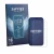 Front side of a product packaging with the brand logo Savvies. Next to it is the device Hisense U964 shown with the correspond