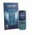 Front side of a product packaging with the brand logo Savvies. Next to it is the device Uleway T185 shown with the correspondi
