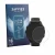 Front side of a product packaging with the brand logo Savvies. Next to it is the device Garmin Forerunner 70 shown with the co