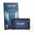 Front side of a product packaging with the brand logo Savvies. Next to it is the device Hugerock X72 shown with the correspond