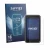 Front side of a product packaging with the brand logo Savvies. Next to it is the device Shot Scope H50 shown with the correspo
