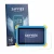 Front side of a product packaging with the brand logo Savvies. Next to it is the device Laptok Kt1008 7" shown with the corres