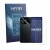 Front side of a product packaging with the brand logo Savvies. Next to it is the device realme Note 80 (Front+Camera) shown wi