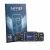 Front side of a product packaging with the brand logo Savvies. Next to it is the device Albrecht AE 5900 Mini shown with the c