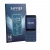 Front side of a product packaging with the brand logo Savvies. Next to it is the device TCL OneTouch 4042s shown with the corr