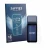 Front side of a product packaging with the brand logo Savvies. Next to it is the device Pax M9200 shown with the corresponding