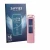 Front side of a product packaging with the brand logo Savvies. Next to it is the device FiiO SnowSky Echo Nano shown with the 