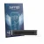 Front side of a product packaging with the brand logo Savvies. Next to it is the device FiiO DM13 BT shown with the correspond