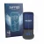 Front side of a product packaging with the brand logo Savvies. Next to it is the device Stonex S55 Android Rugged Controller s