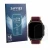 Front side of a product packaging with the brand logo Savvies. Next to it is the device Apple Watch Ultra 4 (49 mm) shown with