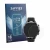 Front side of a product packaging with the brand logo Savvies. Next to it is the device Black Shark Watch X shown with the cor