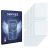 Front side of a product packaging with the brand logo Savvies. Next to it is the corresponding screen protector.