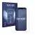 Front side of a product packaging with the brand logo Savvies. Next to it is the device Apple iPhone 14 shown with the corresp