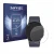 Front side of a product packaging with the brand logo Savvies. Next to it is the device Samsung Galaxy Watch 6 (44 mm) shown w