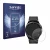 Front side of a product packaging with the brand logo Savvies. Next to it is the device Samsung Galaxy Watch 6 Classic (47 mm)