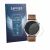 Front side of a product packaging with the brand logo Savvies. Next to it is the device Honor Watch 6 shown with the correspon
