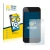 Front side of a product packaging with the brand logo BROTECT. Next to it is the device shown with the corresponding screen pr