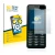 Front side of a product packaging with the brand logo BROTECT. Next to it is the device Nokia 301 shown with the corresponding