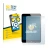 Front side of a product packaging with the brand logo BROTECT. Next to it is the device Apple iPad Mini 2 2013 shown with the 