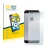 Front side of a product packaging with the brand logo BROTECT. Next to it is the device Apple iPhone SE 2016 Back (entire surf