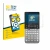 Front side of a product packaging with the brand logo BROTECT. Next to it is the device HP Prime shown with the corresponding 