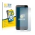 Front side of a product packaging with the brand logo BROTECT. Next to it is the device HTC U11 Life shown with the correspond