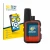 Front side of a product packaging with the brand logo BROTECT. Next to it is the device Garmin inReach Mini shown with the cor