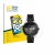 Front side of a product packaging with the brand logo BROTECT. Next to it is the device Emporio Armani Connected Smartwatch 3 