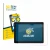 Front side of a product packaging with the brand logo BROTECT. Next to it is the device Dell Latitude 7210 2-in-1 shown with t