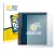 Front side of a product packaging with the brand logo BROTECT. Next to it is the device Boox Note Air 2 shown with the corresp
