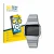 Front side of a product packaging with the brand logo BROTECT. Next to it is the device Casio A700WE shown with the correspond