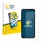 Front side of a product packaging with the brand logo BROTECT. Next to it is the device Samsung Galaxy XCover 6 Pro shown with