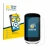 Front side of a product packaging with the brand logo BROTECT. Next to it is the device Garmin Edge Explore 2 shown with the c