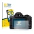 Front side of a product packaging with the brand logo BROTECT. Next to it is the device Canon EOS R50 shown with the correspon