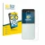 Front side of a product packaging with the brand logo BROTECT. Next to it is the device Samsung Galaxy Z Flip 5 (Back) shown w