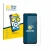 Front side of a product packaging with the brand logo BROTECT. Next to it is the device Xiaomi Redmi A3 shown with the corresp